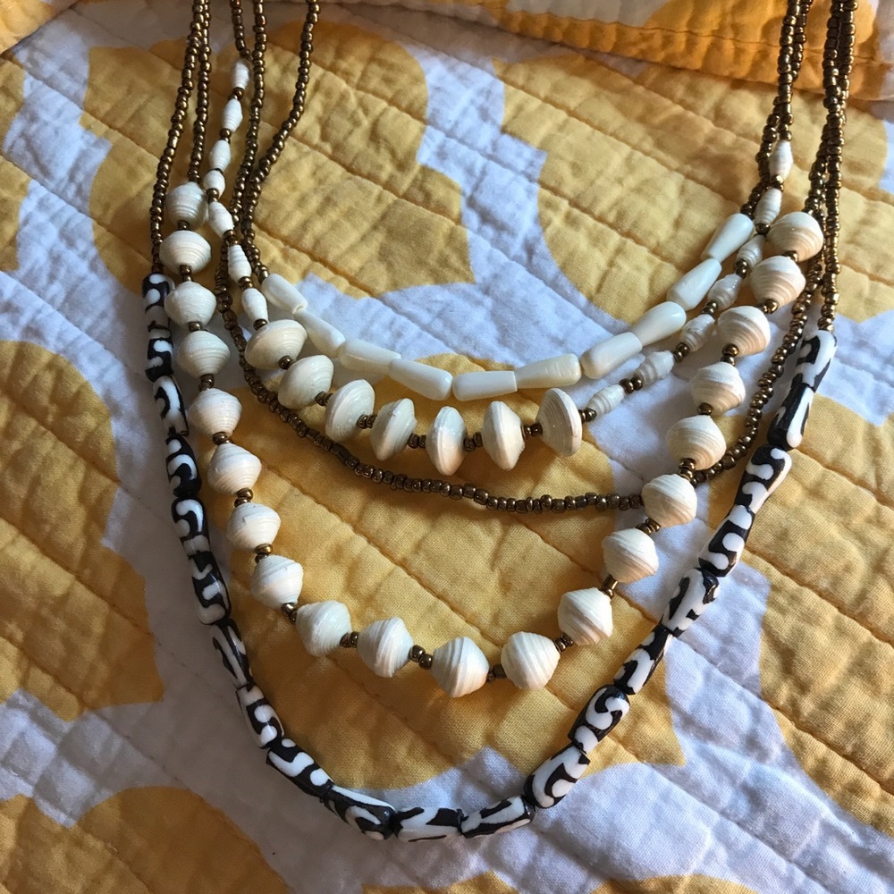 Vintage Noonday Collection beaded necklace